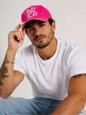🩷 NWT! Official QE Unisex Embroidered Slay Girl Slay Pride Hat